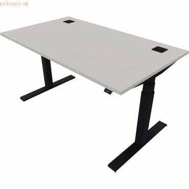 NowyStyl Schreibtisch eModel 2.0 140x80cm schwarz/platinum NowyStyl Schreibtisch eModel 2.0 140x80cm schwarz/platinum von NowyStyl