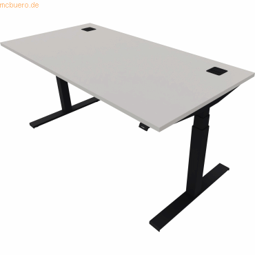 NowyStyl Schreibtisch eModel 2.0 160x80cm schwarz/platinum NowyStyl Schreibtisch eModel 2.0 160x80cm schwarz/platinum von NowyStyl
