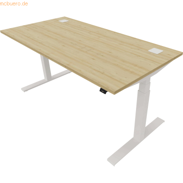 NowyStyl Schreibtisch eModel 2.0 160x80cm weiß/natural country beech NowyStyl Schreibtisch eModel 2.0 160x80cm weiß/natural country beech von NowyStyl