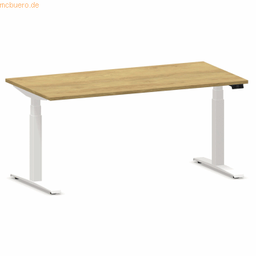 NowyStyl Schreibtisch eModel 2.0 180x100cm weiß/natural hickory NowyStyl Schreibtisch eModel 2.0 180x100cm weiß/natural hickory von NowyStyl