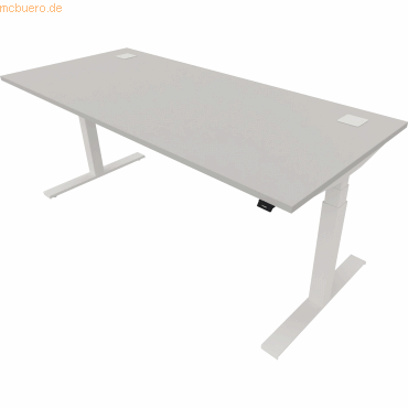 NowyStyl Schreibtisch eModel 2.0 180x80cm weiß/platinum NowyStyl Schreibtisch eModel 2.0 180x80cm weiß/platinum von NowyStyl