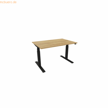 NowyStyl Schreibtisch eModel 3.0 120x80cm schwarz/natural hickory NowyStyl Schreibtisch eModel 3.0 120x80cm schwarz/natural hickory von NowyStyl