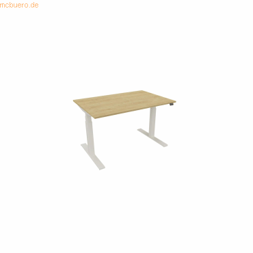 NowyStyl Schreibtisch eModel 3.0 120x80cm weiß/hamilton oak NowyStyl Schreibtisch eModel 3.0 120x80cm weiß/hamilton oak von NowyStyl
