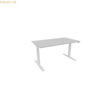 NowyStyl Schreibtisch eModel 3.0 140x80cm weiß/platinum NowyStyl Schreibtisch eModel 3.0 140x80cm weiß/platinum von NowyStyl