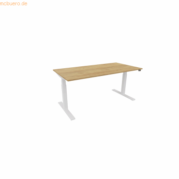 NowyStyl Schreibtisch eModel 3.0 160x80cm weiß/natural hickory NowyStyl Schreibtisch eModel 3.0 160x80cm weiß/natural hickory von NowyStyl