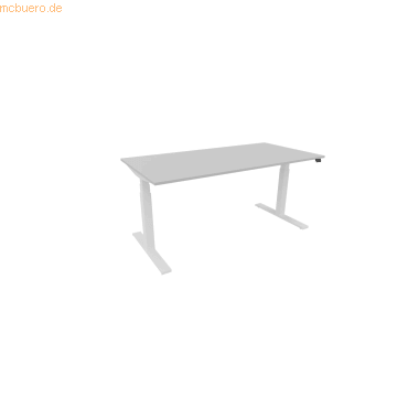 NowyStyl Schreibtisch eModel 3.0 160x80cm weiß/platinum von NowyStyl