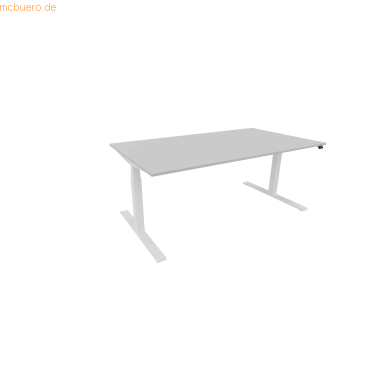 NowyStyl Schreibtisch eModel 3.0 180x100cm weiß/platinum NowyStyl Schreibtisch eModel 3.0 180x100cm weiß/platinum von NowyStyl