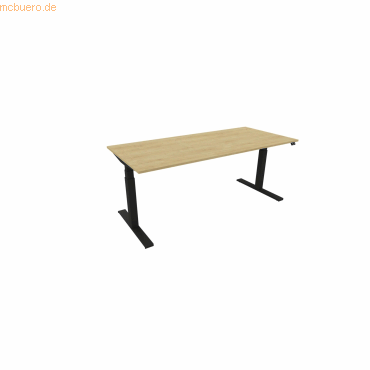 NowyStyl Schreibtisch eModel 3.0 180x80cm schwarz/hamilton oak NowyStyl Schreibtisch eModel 3.0 180x80cm schwarz/hamilton oak von NowyStyl
