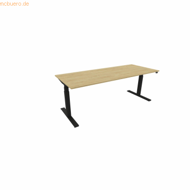 NowyStyl Schreibtisch eModel 3.0 200x80cm schwarz/hamilton oak NowyStyl Schreibtisch eModel 3.0 200x80cm schwarz/hamilton oak von NowyStyl