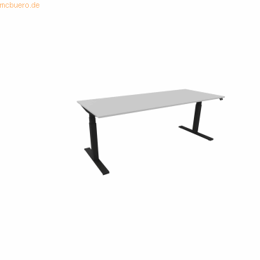 NowyStyl Schreibtisch eModel 3.0 200x80cm schwarz/platinum NowyStyl Schreibtisch eModel 3.0 200x80cm schwarz/platinum von NowyStyl