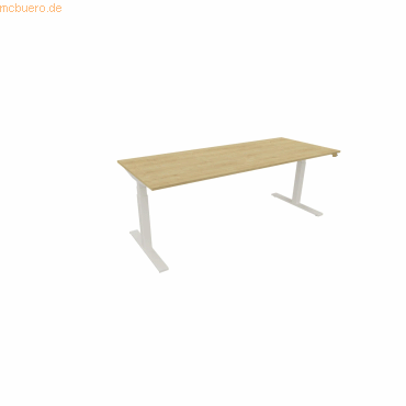 NowyStyl Schreibtisch eModel 3.0 200x80cm weiß/hamilton oak NowyStyl Schreibtisch eModel 3.0 200x80cm weiß/hamilton oak von NowyStyl