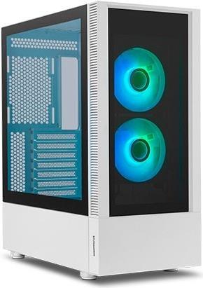 NOX Hummer Nemesis - Midi Tower - PC - Weiß - ATX - micro ATX - ABS - SPCC - Stahl - Multi (NXHUMMERNMSSWH) von Nox