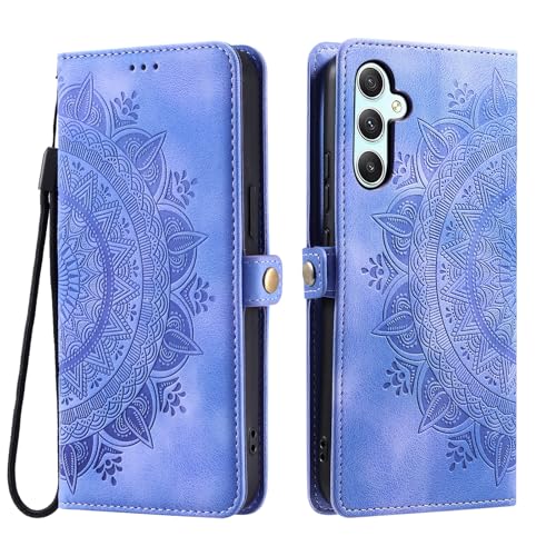 Noyabox Lederhülle für Samsung Galaxy A06, Handyhülle Schutzhülle mit 3 Kartenfach Klapphülle mit Ständer Sonnenblumen-Totem Flipcase Tasche Geldbörse für Samsung Galaxy A06, Lila Noyabox Lederhülle für Samsung Galaxy A06, Handyhülle Schutzhülle mit 3 Kartenfach Klapphülle mit Ständer Sonnenblumen-Totem Flipcase Tasche Geldbörse für Samsung Galaxy A06, Lila von Noyabox