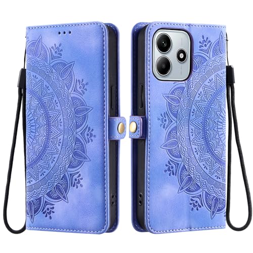 Noyabox Lederhülle für Xiaomi Redmi Note 14 5g, Handyhülle Schutzhülle mit 3 Kartenfach Klapphülle mit Ständer Sonnenblumen-Totem Flipcase Tasche Geldbörse für Xiaomi Redmi Note 14 5g, Lila Noyabox Lederhülle für Xiaomi Redmi Note 14 5g, Handyhülle Schutzhülle mit 3 Kartenfach Klapphülle mit Ständer Sonnenblumen-Totem Flipcase Tasche Geldbörse für Xiaomi Redmi Note 14 5g, Lila von Noyabox