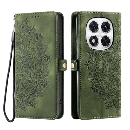 Noyabox Lederhülle für Xiaomi Redmi Note 14 Pro 5g, Handyhülle Schutzhülle mit 3 Kartenfach Klapphülle mit Ständer Sonnenblumen-Totem Flipcase Tasche Geldbörse für Xiaomi Redmi Note 14 Pro 5g, Grün Noyabox Lederhülle für Xiaomi Redmi Note 14 Pro 5g, Handyhülle Schutzhülle mit 3 Kartenfach Klapphülle mit Ständer Sonnenblumen-Totem Flipcase Tasche Geldbörse für Xiaomi Redmi Note 14 Pro 5g, Grün von Noyabox