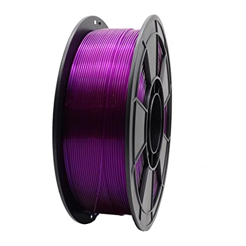 3D Filament PLA+ 1,75mm 1kg netto in verschiedenen Farben (Transparent Violett) von Noyes