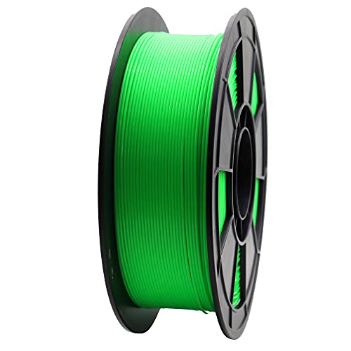3D Filament PLA 1,75mm 1kg netto in verschiedenen Farben (Neon Grün) von Noyes