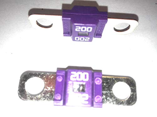 2x Flachstecksicherung Midi-Sicherung 200A / 32V / violet von Nrv-Outdoorbedarf