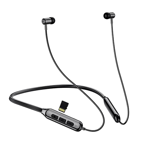 Nsyee Bluetooth 5.0 In-Ear Kopfhörer mit Kragen, Bluetooth-Sport-Kopfhörer, unterstützt TF-Karte, Geräuschreduzierung, wasserdicht IPX5, magnetische Kopfhörer, ideal zum Laufen, Fitness, Schwarz Nsyee Bluetooth 5.0 In-Ear Kopfhörer mit Kragen, Bluetooth-Sport-Kopfhörer, unterstützt TF-Karte, Geräuschreduzierung, wasserdicht IPX5, magnetische Kopfhörer, ideal zum Laufen, Fitness, Schwarz von Nsyee