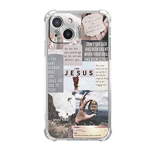 Nsyosio Schutzhülle für iPhone 13, christlicher Bibelvers Collage, einzigartige, trendige TPU-Schutzhülle, kompatibel mit iPhone 13 Nsyosio Schutzhülle für iPhone 13, christlicher Bibelvers Collage, einzigartige, trendige TPU-Schutzhülle, kompatibel mit iPhone 13 von Nsyosio