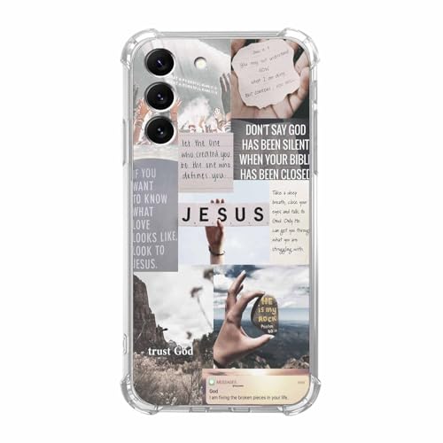 Nsyosio Schutzhülle für Samsung Galaxy S23 Plus, christlicher Bibelvers und Spruch Collage, einzigartige, weiche TPU-Schutzhülle, kompatibel mit Galaxy S23 Plus Nsyosio Schutzhülle für Samsung Galaxy S23 Plus, christlicher Bibelvers und Spruch Collage, einzigartige, weiche TPU-Schutzhülle, kompatibel mit Galaxy S23 Plus von Nsyosio