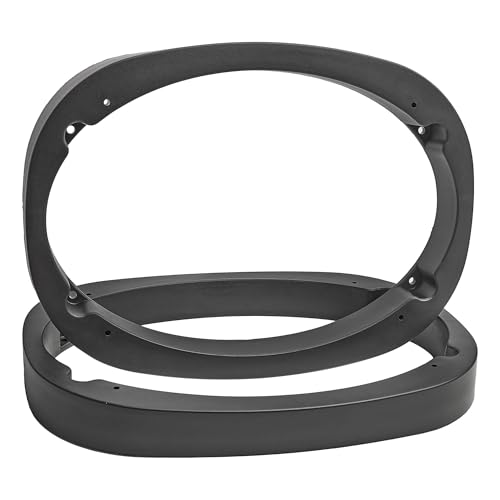 NuIth 6X9 Universal Kunststoff Fahrzeug Lautsprecher Spacer Ring Adapter 6x9 Zoll Auto Lautsprecher Abgeschrägte Abstandshalter Halterung Adapter Refit Audio Lautsprecher Matte 1 Paar von NuIth