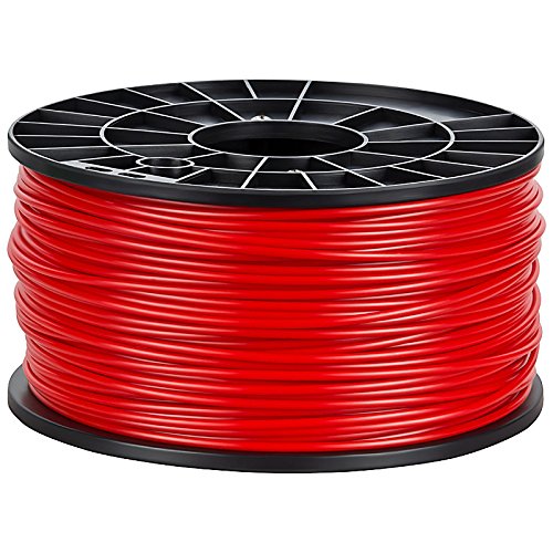 NuNus ABS Filament 1kg Filament für 3D Drucker ABS Rot 3,00mm Filament von NuNus