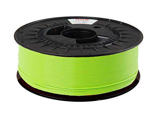 NuNus PETG Filament 1,75mm Filament Made in Europe Premium Qualität PET 1,75mm Polyethylenterephthalat Lebensmittelecht Filament geeignet für 3D Drucker und 3D Stift (1.75mm, grün) von NuNus