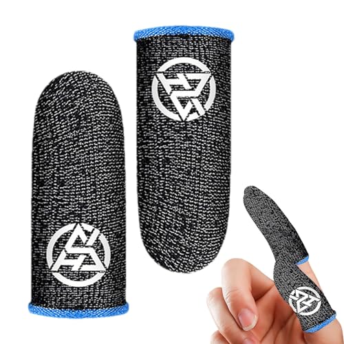 Nubamzy Game Finger Sleeves | Fingerabdeckungen Fingerhülse mit flexiblem Design | Daumenhülsen für Handyspiel, atmungsaktiver Daumen für die meisten Fingergrößen der meisten Menschen, Männer & Frauen Nubamzy Game Finger Sleeves | Fingerabdeckungen Fingerhülse mit flexiblem Design | Daumenhülsen für Handyspiel, atmungsaktiver Daumen für die meisten Fingergrößen der meisten Menschen, Männer & Frauen von Nubamzy