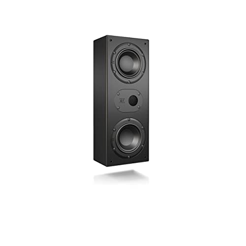 Nubert nuLine WS-14 | Schwarzer Wandlautsprecher | 1 Stück Kompaktlautsprecher | Box für Heimkino & Musikgenuss | Flacher Lautsprecher onwall | Passive Surroundbox in 2 Wege Technik Made in Germany von Nubert