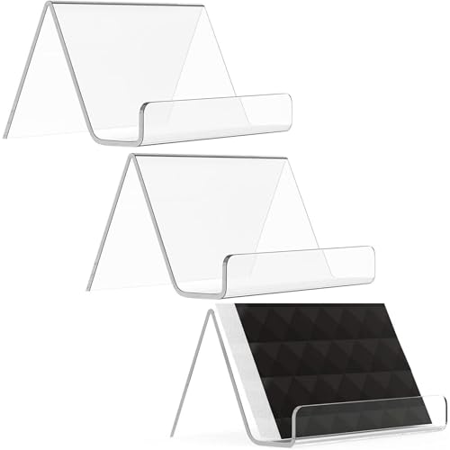 Acryl -Visitenkartenhalter, 3PCS transparente Visitenkartenständer, Anzeigen von bis zu 50 Karten, Nicht -Slip -Halter -Stand für Schreibtisch, Karten/Telefon Acryl -Visitenkartenhalter, 3PCS transparente Visitenkartenständer, Anzeigen von bis zu 50 Karten, Nicht -Slip -Halter -Stand für Schreibtisch, Karten/Telefon von Nuelreva