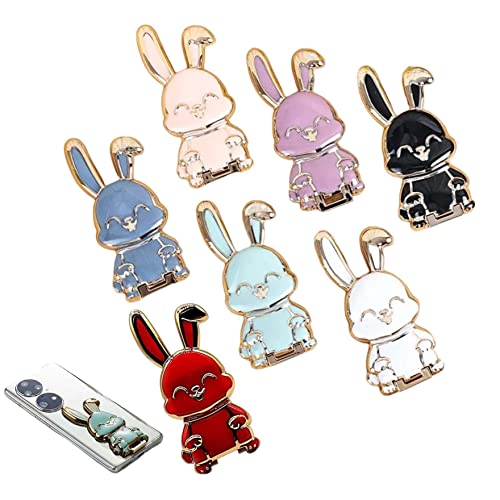 Nuelreva 7pcs Cartoon Kaninchen -Telefonhalter Faltbare Handy -Mobiltelefonhalterung Desktop -Halterung süßer Plastikständer für Schreibtisch Nuelreva 7pcs Cartoon Kaninchen -Telefonhalter Faltbare Handy -Mobiltelefonhalterung Desktop -Halterung süßer Plastikständer für Schreibtisch von Nuelreva