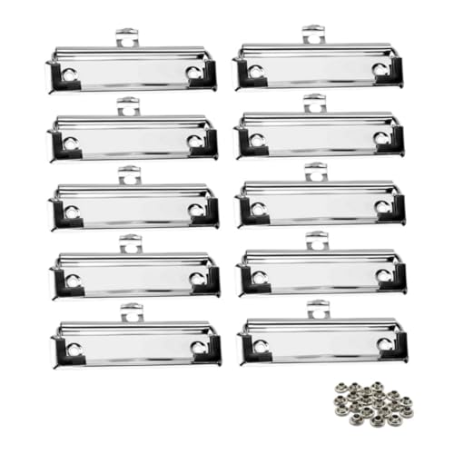 Zwischenablage Clips Montable Feder geladen Low Profile Klemmeklemme mit Gummifüßen Füße 10pcs Zwischenablage Clips Montable Feder geladen Low Profile Klemmeklemme mit Gummifüßen Füße 10pcs von Nuelreva