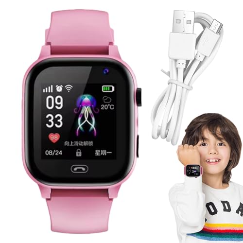 Kinder-Handyuhr, bezaubernde Smartwatch, wiederaufladbarer Akku, GPS-Uhr mit -Standort, kompakte Kinder-Handyuhr, tragbare Smartwatch für Kinder, und Mädchen Kinder-Handyuhr, bezaubernde Smartwatch, wiederaufladbarer Akku, GPS-Uhr mit -Standort, kompakte Kinder-Handyuhr, tragbare Smartwatch für Kinder, und Mädchen von Nuhjytgf