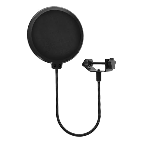 Nuhjytgf Mikrofon -Pop -Filter, Mikrofon -Pop -Filter | Studio Wind Pop Screen,Professionelle Doppelschicht-Mikrofon-Windschutzscheibe mit flexibles Schwanz für die Aufnahme von Aufnahmen Nuhjytgf Mikrofon -Pop -Filter, Mikrofon -Pop -Filter | Studio Wind Pop Screen,Professionelle Doppelschicht-Mikrofon-Windschutzscheibe mit flexibles Schwanz für die Aufnahme von Aufnahmen von Nuhjytgf