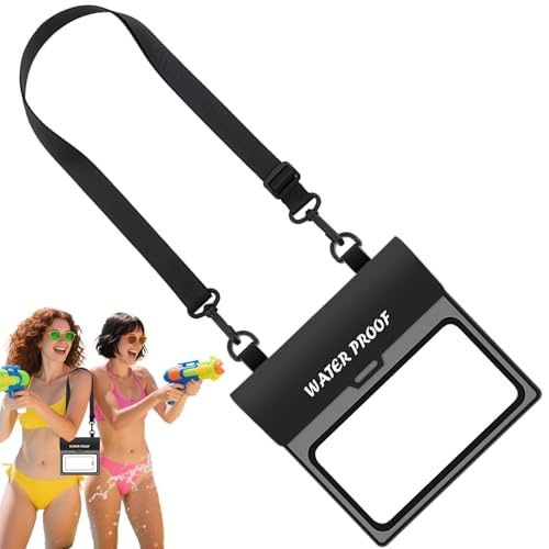 Nuhjytgf Wasserdichte Handy-Tasche – PVC-wasserdichte Organizer-Tasche für Handy, große Kapazität, Smartphone-Hülle mit empfindlicher Berührung für den täglichen Gebrauch, Freizeit, Strand Nuhjytgf Wasserdichte Handy-Tasche – PVC-wasserdichte Organizer-Tasche für Handy, große Kapazität, Smartphone-Hülle mit empfindlicher Berührung für den täglichen Gebrauch, Freizeit, Strand von Nuhjytgf