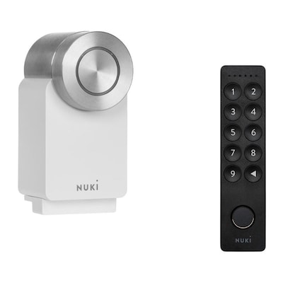 Nuki Smart Lock Pro 4. Generation weiß + Keypad 2 von Nuki