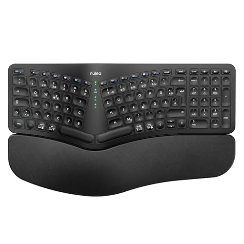 Nulea RT05 Wireless Ergonomische Tastatur Black von Nulea