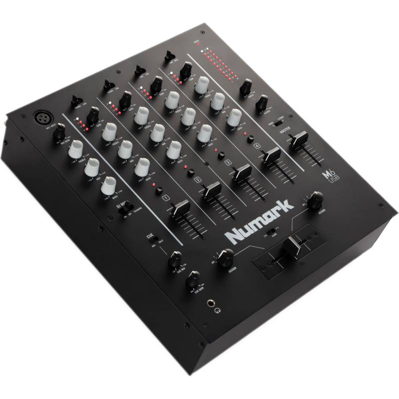 Numark M6 Total Black 4-Kanal USB-DJ-Mixer von Numark