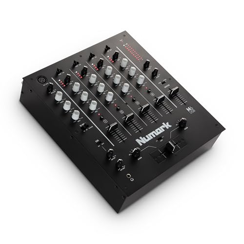 Numark M6 USB - 4-Kanal DJ-Mixer mit integriertem Audio Interface, 3-Band EQ, Mikrofoneingang und austauschbarem Crossfader mit Slope-Kontrolle Numark M6 USB - 4-Kanal DJ-Mixer mit integriertem Audio Interface, 3-Band EQ, Mikrofoneingang und austauschbarem Crossfader mit Slope-Kontrolle von Numark