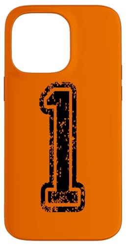 1 Sportstyle Grungy Black nummeriert Hülle für iPhone 14 Pro Max 1 Sportstyle Grungy Black nummeriert Hülle für iPhone 14 Pro Max von Numbers and Letters