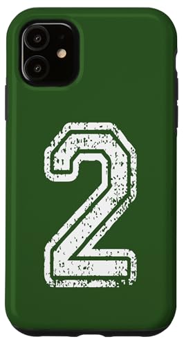 Nummer 2 Sportstyle in grungy white Hülle für iPhone 11 Nummer 2 Sportstyle in grungy white Hülle für iPhone 11 von Numbers and Letters