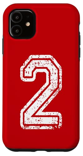 Nummer 2 Sportstyle in grungy white Hülle für iPhone 11 Nummer 2 Sportstyle in grungy white Hülle für iPhone 11 von Numbers and Letters
