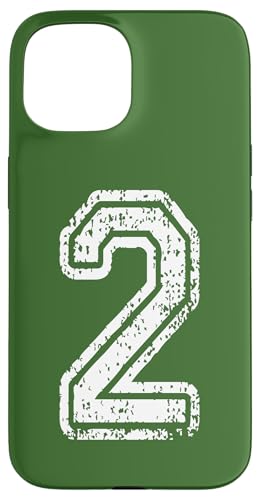 Nummer 2 Sportstyle in grungy white Hülle für iPhone 15 Nummer 2 Sportstyle in grungy white Hülle für iPhone 15 von Numbers and Letters