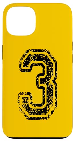 Nummer 3 Sportstyle in grungy black Hülle für iPhone 13 Nummer 3 Sportstyle in grungy black Hülle für iPhone 13 von Numbers and Letters
