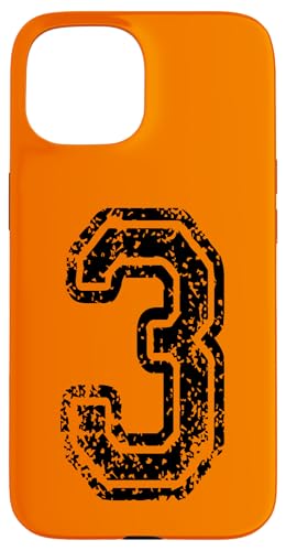 Nummer 3 Sportstyle in grungy black Hülle für iPhone 15 Nummer 3 Sportstyle in grungy black Hülle für iPhone 15 von Numbers and Letters
