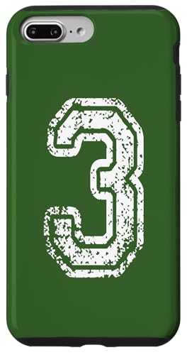 Nummer 3 Sportstyle in grungy white Hülle für iPhone 7 Plus/8 Plus Nummer 3 Sportstyle in grungy white Hülle für iPhone 7 Plus/8 Plus von Numbers and Letters