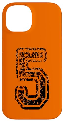 Nummer 5 Sportstyle in grungy black Hülle für iPhone 14 Nummer 5 Sportstyle in grungy black Hülle für iPhone 14 von Numbers and Letters