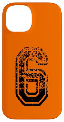 Nummer 6 Sportstyle in grungy black Hülle für iPhone 14 Nummer 6 Sportstyle in grungy black Hülle für iPhone 14 von Numbers and Letters