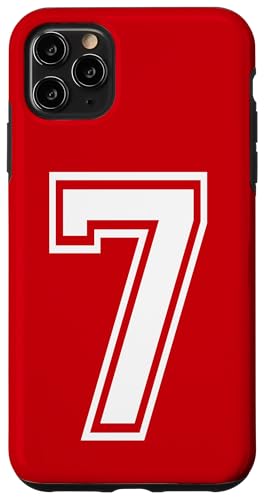 Nummer 7 Sportstyle in Weiß Hülle für iPhone 11 Pro Max Nummer 7 Sportstyle in Weiß Hülle für iPhone 11 Pro Max von Numbers and Letters